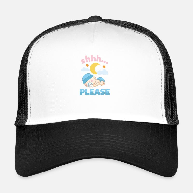Shhh Baby schläft Geschenk Süß Trucker Cap