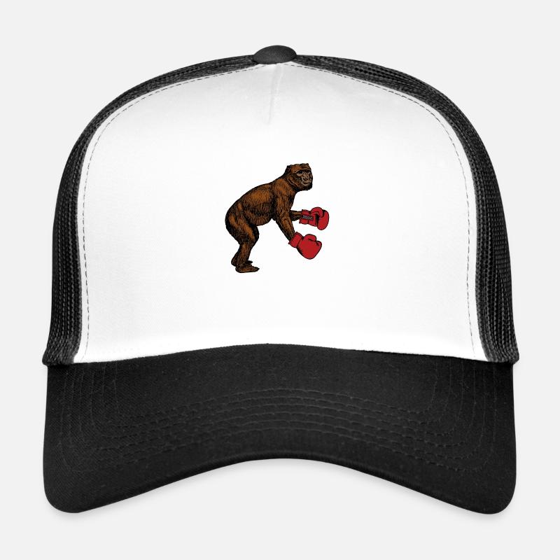 Boxender Affe Boxhandschuhe Geschenk Boxen Gorilla Trucker Cap