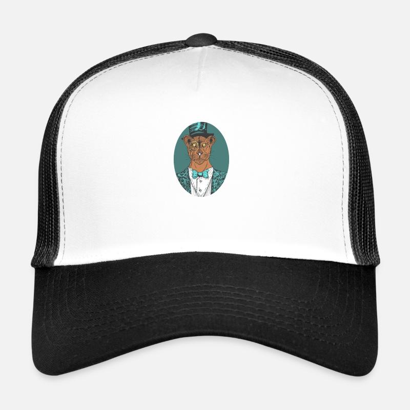 Portrait de lion Casquette trucker 