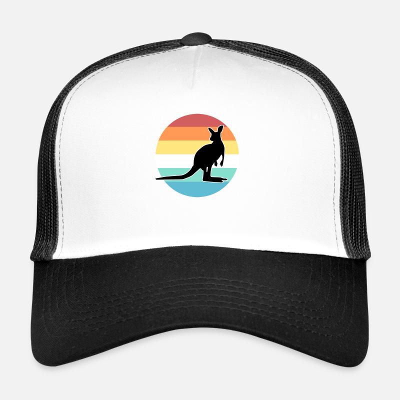 Kangaroo - Trucker Cap - white/black