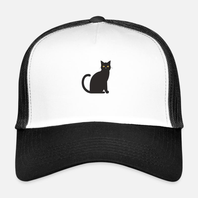 chat noir Casquette trucker 