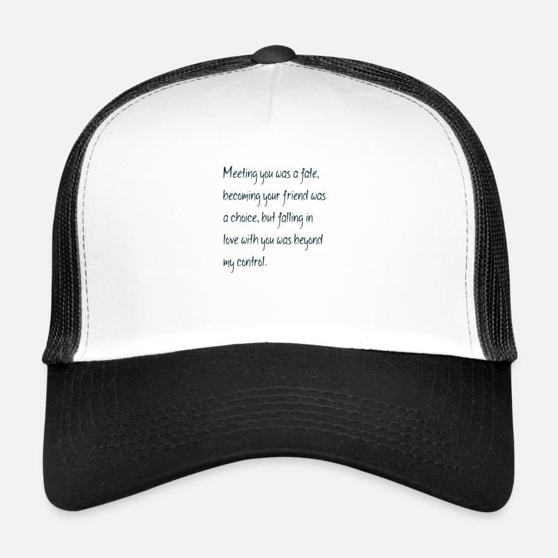 citations d'amour De Casquette trucker 