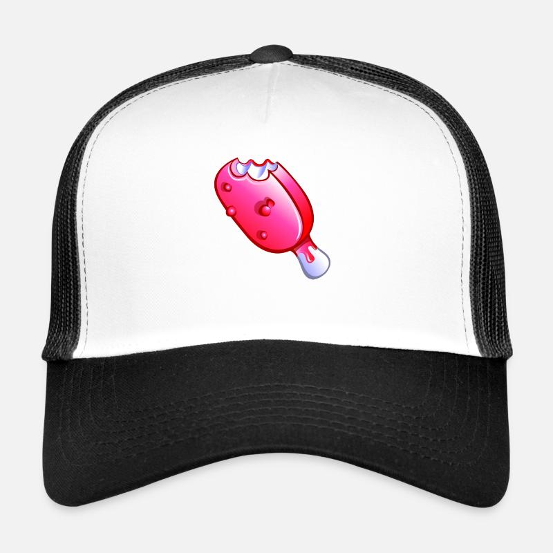 glace fraise kawaii Casquette trucker 