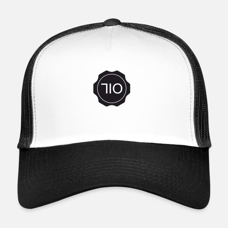OIL - 710er Deckel - Trucker Cap - Weiß/Schwarz