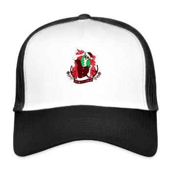 Christmas wish list ladies Santa Claus - Trucker Cap - white/black - Front