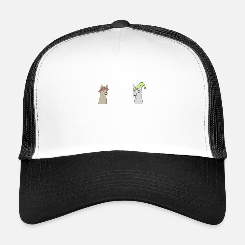 LAMAS - Trucker Cap - Weiß/Schwarz