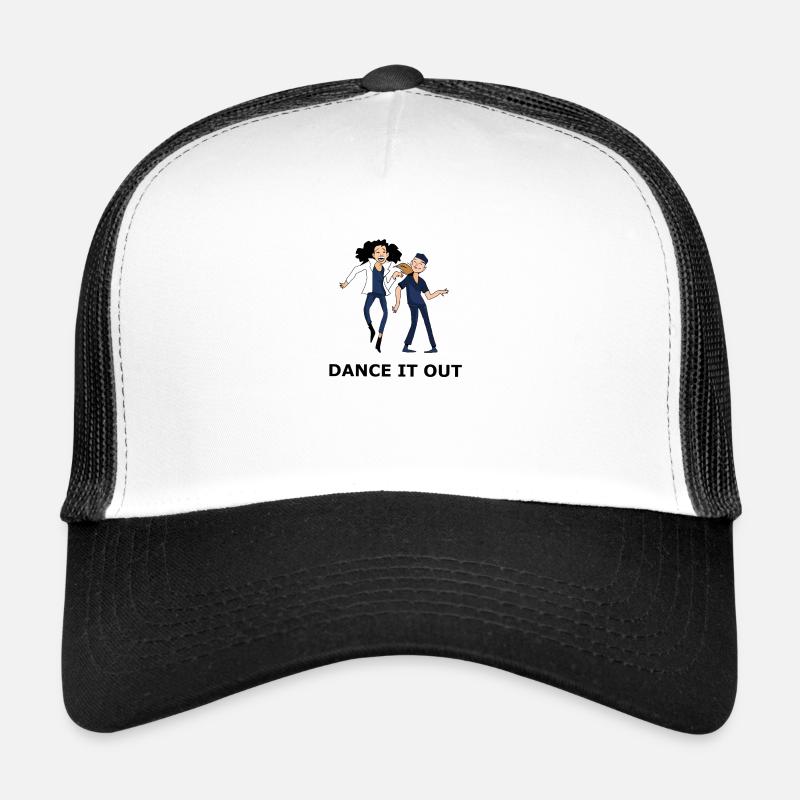 Danse-le - Casquette trucker  - blanc/noir