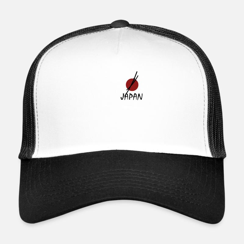 japan samurai swords red sun Trucker Cap
