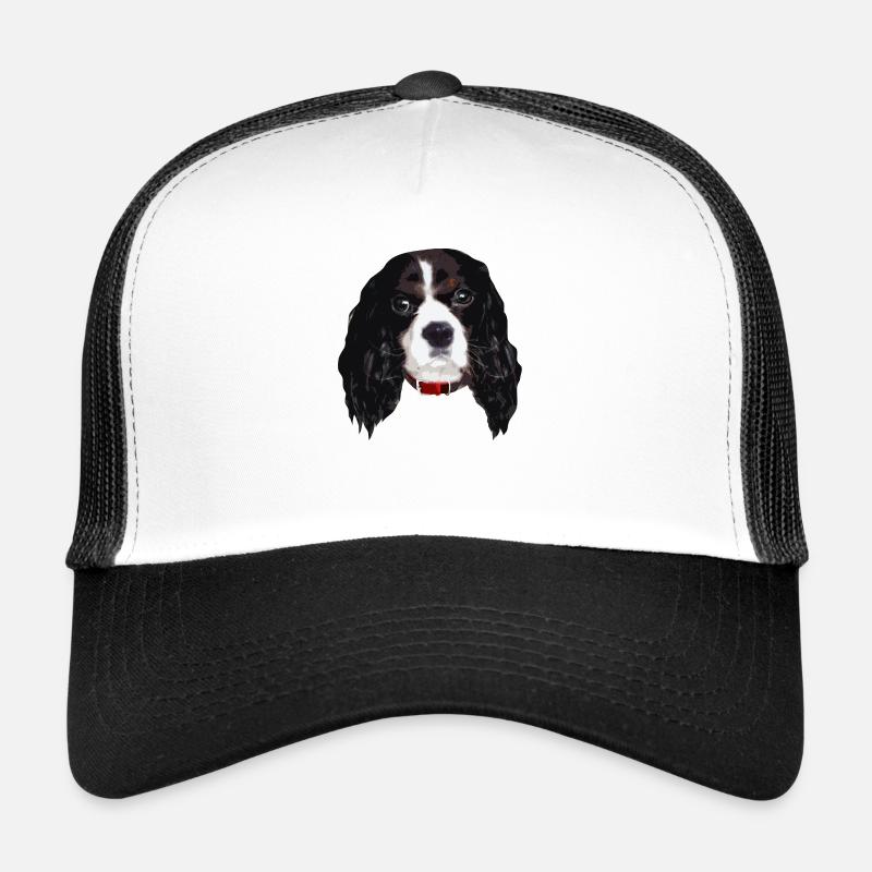 cavalierkingcharlesspaniel_face005 Casquette trucker 