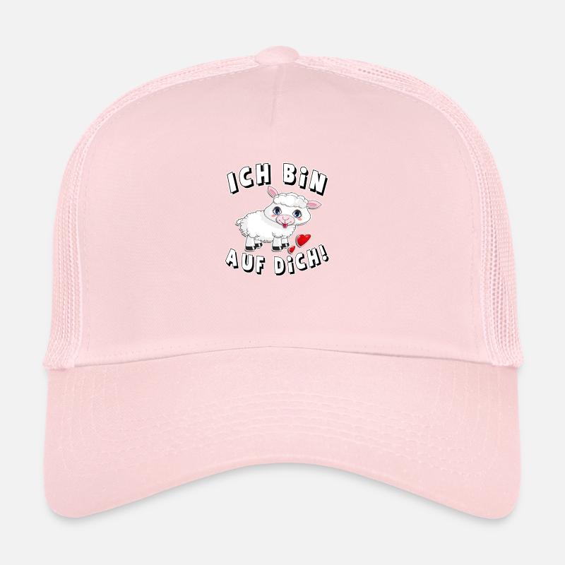 Ich bin scharf steh schaf auf dich liebeserklärung Trucker Cap
