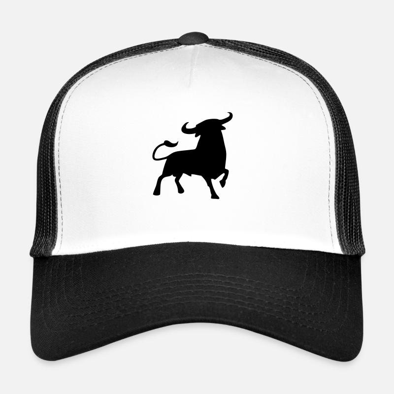 taureau de combat andalousie espagnol basque bull Casquette trucker 
