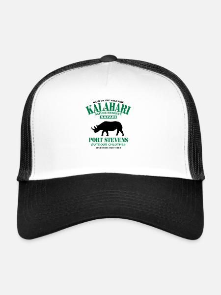 Kalahari Rhino - Casquette trucker  - blanc/noir - Devant