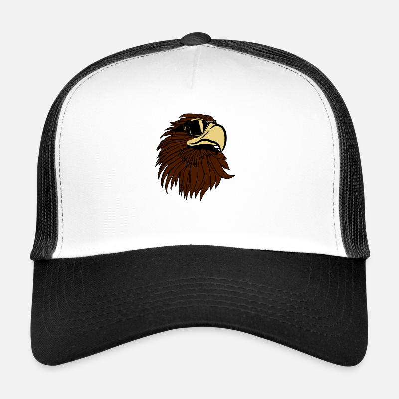 Aigle de cool lunettes de soleil tête Eagle Casquette trucker 