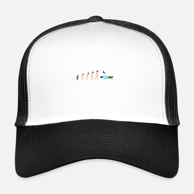 Plongée Sous-marine Human Evolution Plongeur Cadeau amusant Casquette trucker 