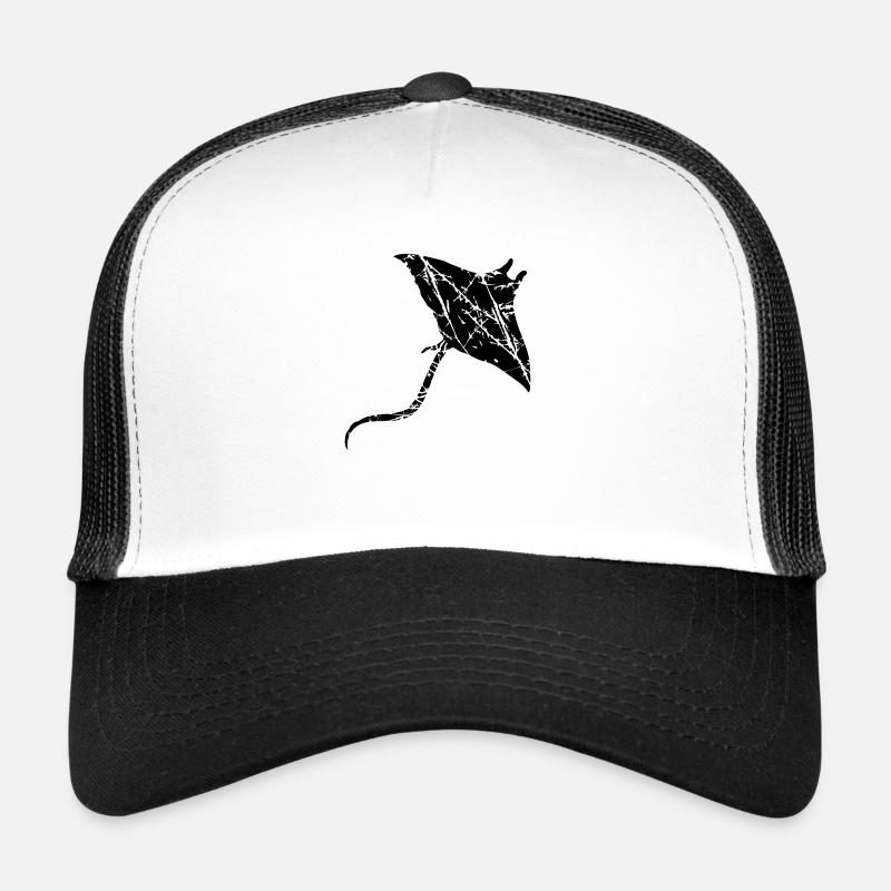 Scratches cracks used stingrays swim diving Trucker Cap