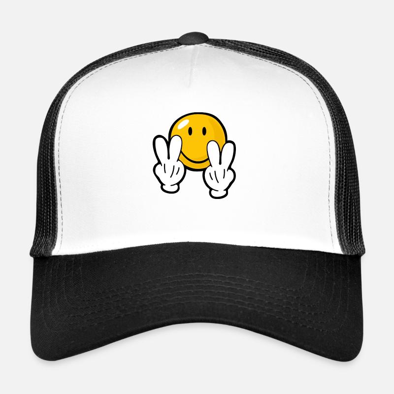 Smiley Confident Trucker Cap
