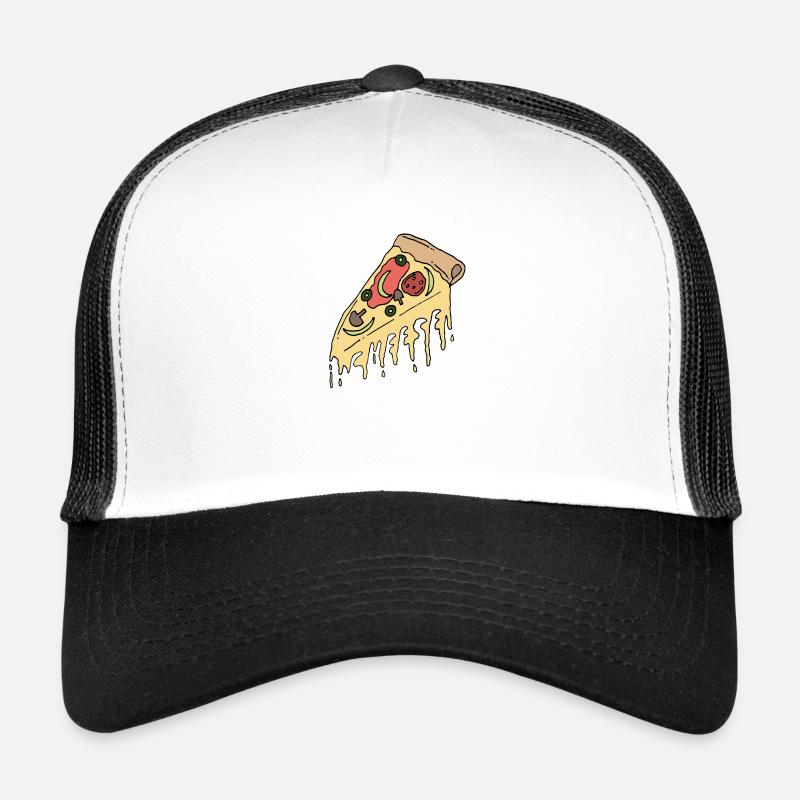 Pizza piece with melted cheese Trucker Cap
