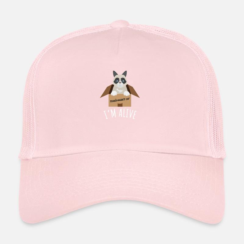 Idée de cadeau pour le chat de Schroedlinger Casquette trucker 