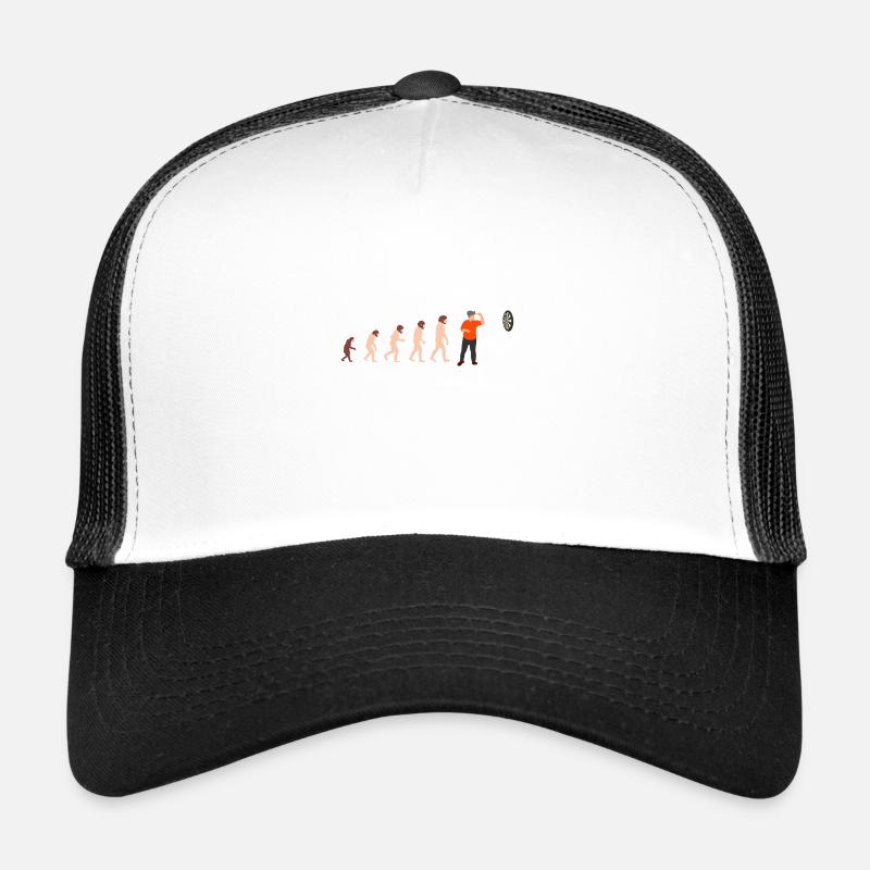 Human Evolution Darts Player Idée cadeau drôle Casquette trucker 