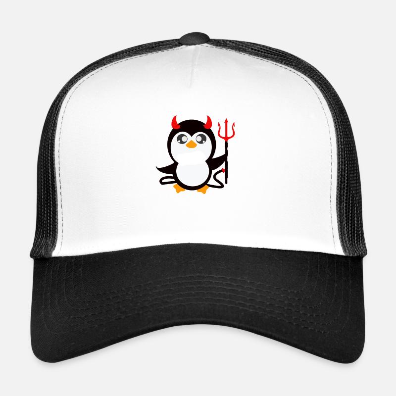 Teufel - Trucker Cap - Weiß/Schwarz