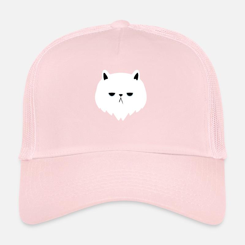 bored cat Trucker Cap