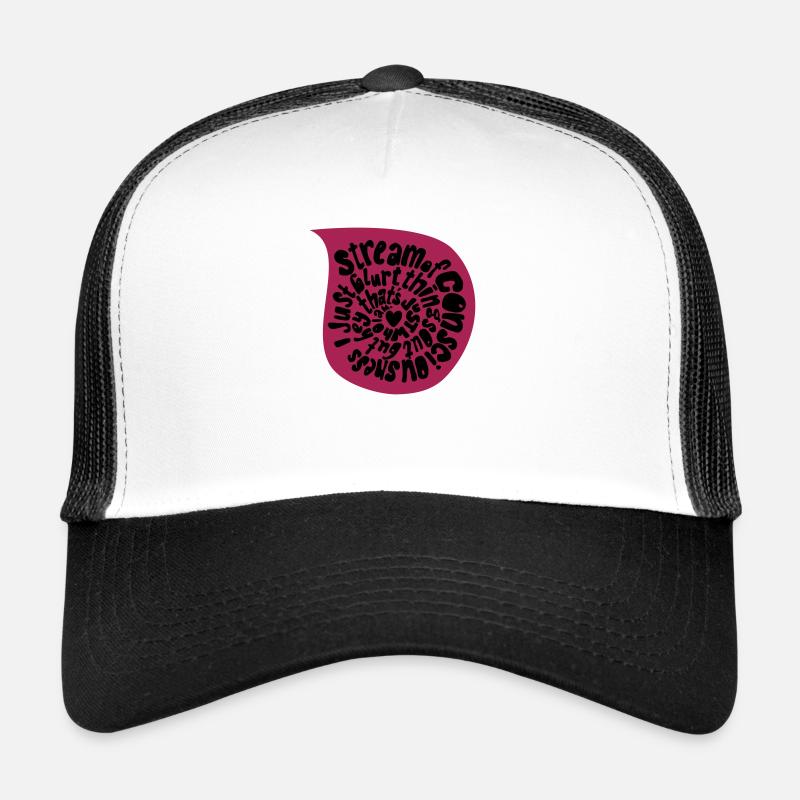 jet de conscience dans une gouttelette Casquette trucker 