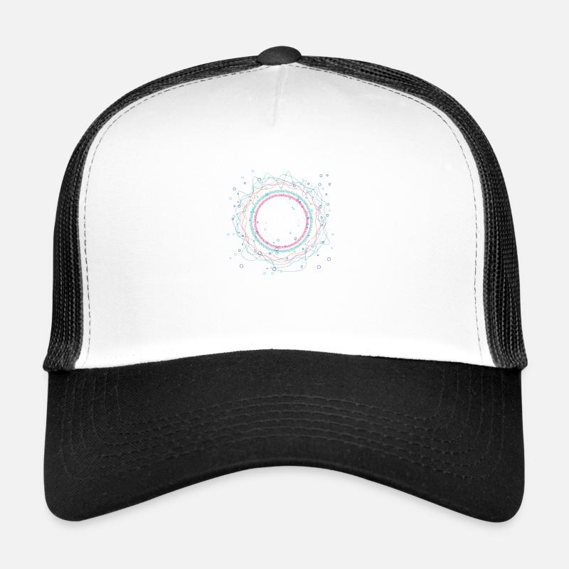 Science des données - Casquette trucker  - blanc/noir