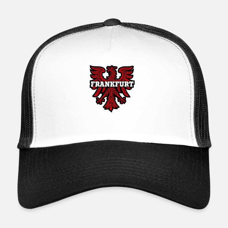 Frankfurt am Main - Trucker Cap - Weiß/Schwarz