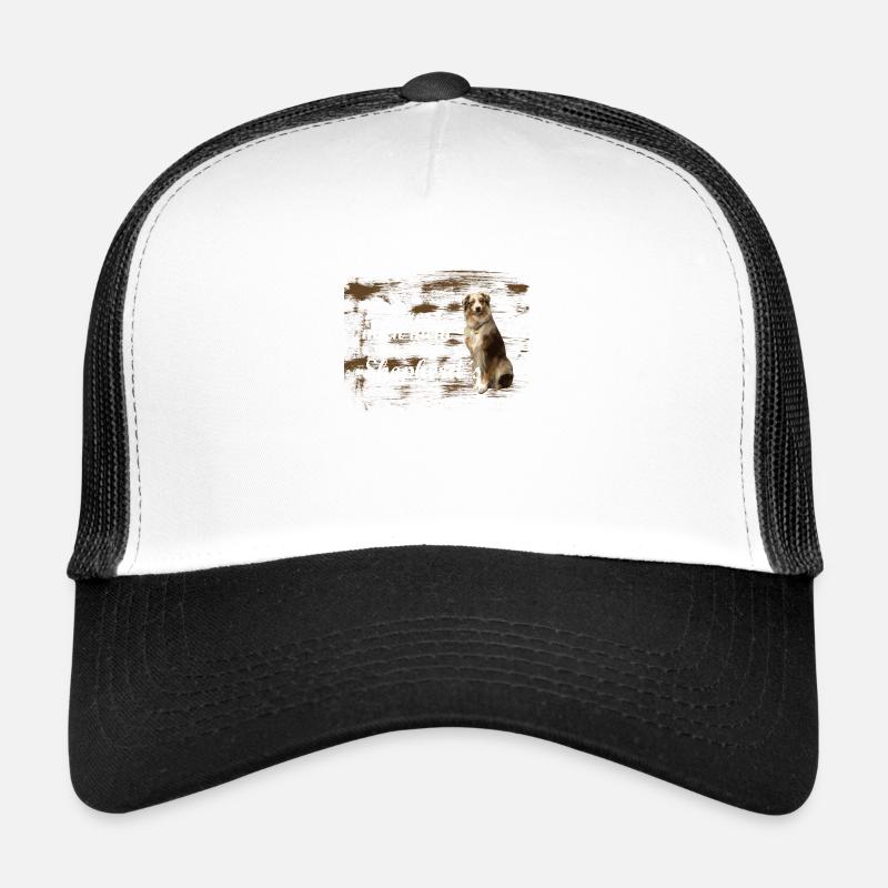 sherperd - Trucker Cap - white/black