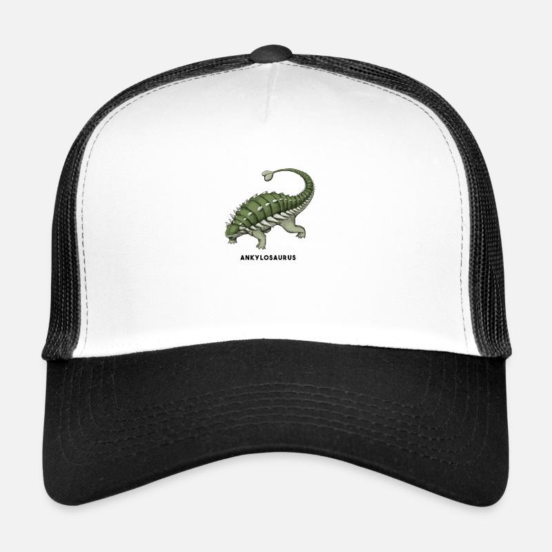 Ankilosaurus - Trucker Cap - Weiß/Schwarz