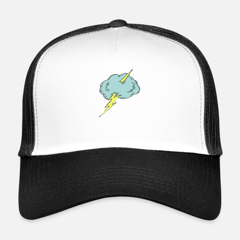 Thunder! Lightning Storm with Cloud Trucker Cap