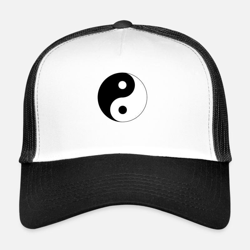 Yin und Yang - Trucker Cap - Weiß/Schwarz