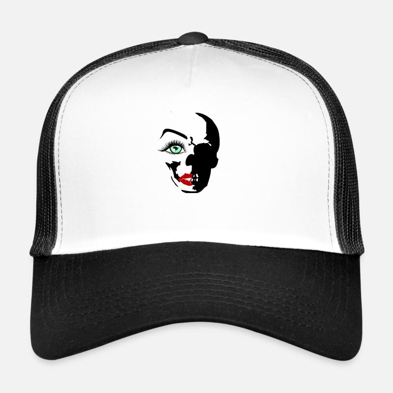 beauty eyes dead - Trucker Cap - white/black