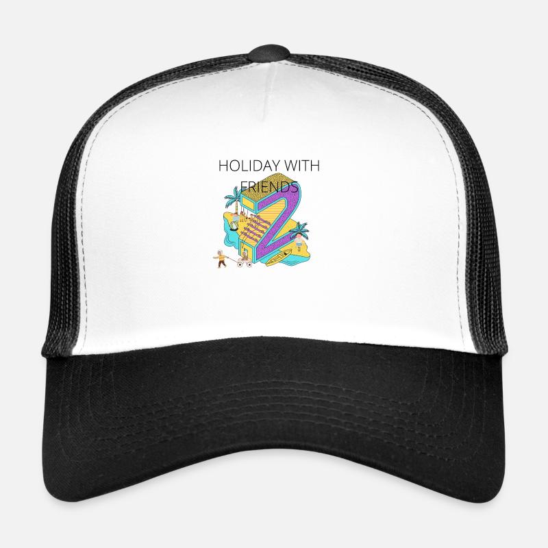 VACANCES AVEC DES AMIS Casquette trucker 