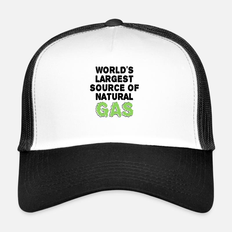 Plus grande source de gaz au monde Casquette trucker 