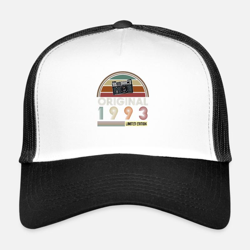 1993 - Trucker Cap - Weiß/Schwarz