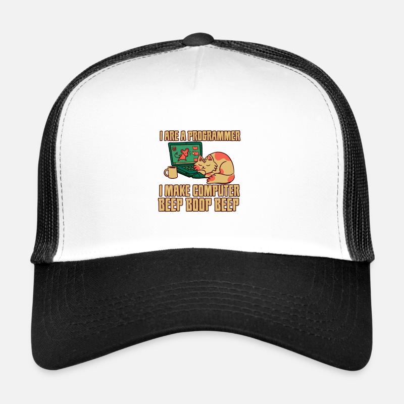 Je suis un programmeur Je fais bip d’ordinateur boop beep Casquette trucker 