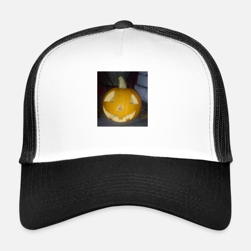 Citrouille - Casquette trucker  - blanc/noir
