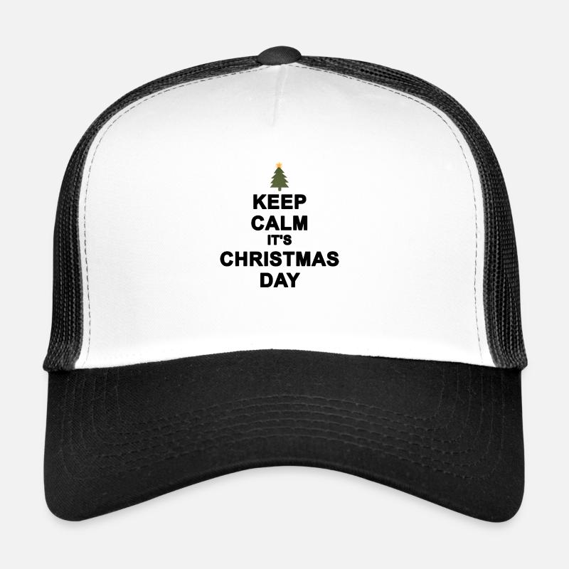 Keep calm Christmas Trucker Cap