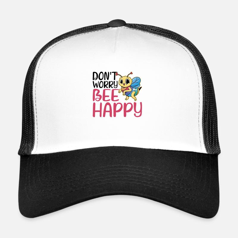 Don't Worry Bee Happy 29 Trucker Cap