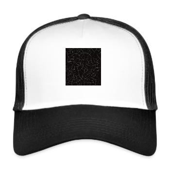 Math 3D Dice Pattern Gambling, Dice Have Fun - Trucker Cap - white/black - Front