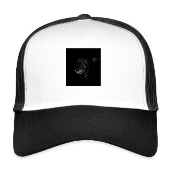 Du kannst mich mal - Trucker Cap - Weiß/Schwarz - Vorne