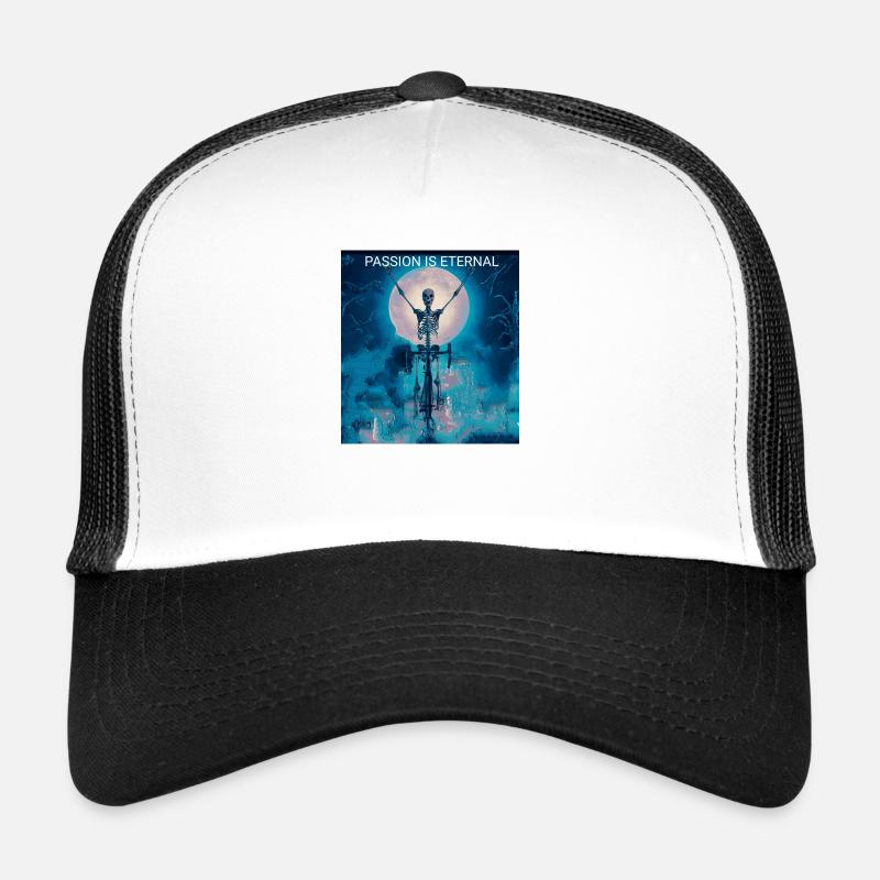 PASSION IS ETERNAL - Casquette trucker  - blanc/noir