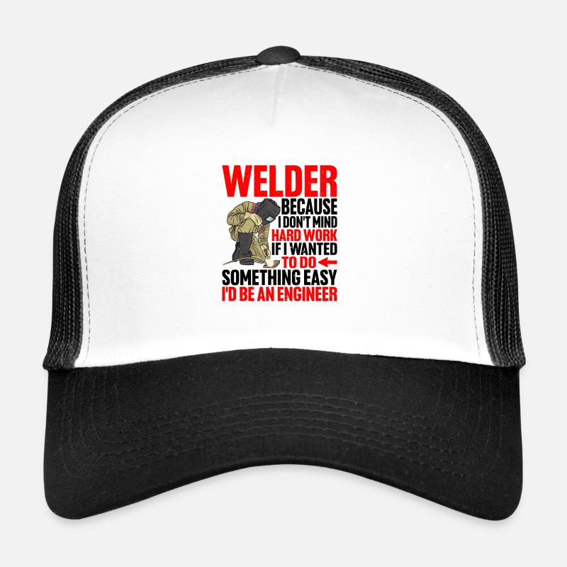 Soudeur, parce que le travail acharné ne me dérange pas Casquette trucker 