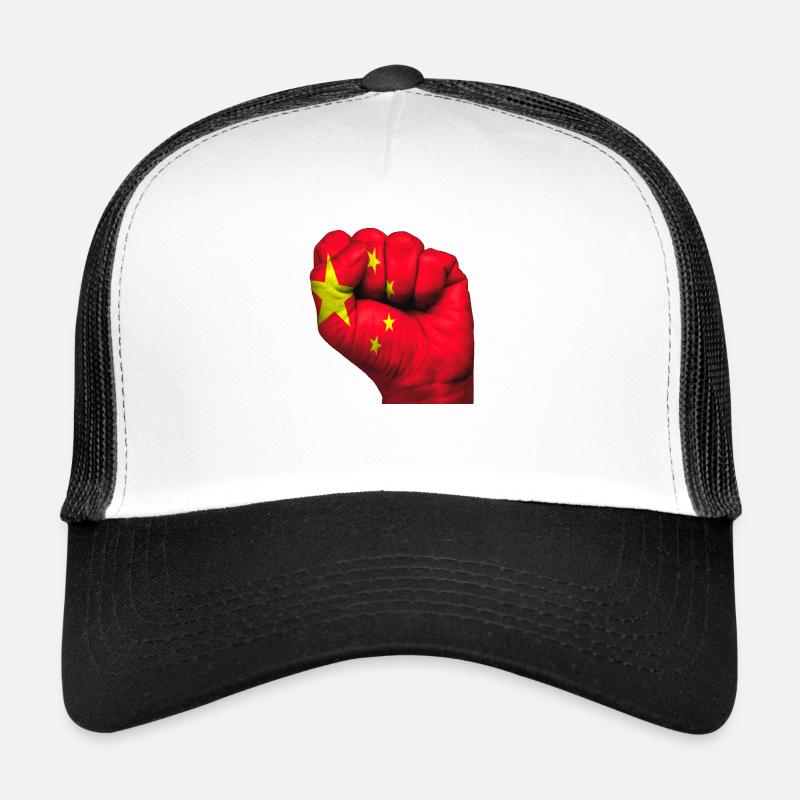 Faust China - Trucker Cap - Weiß/Schwarz