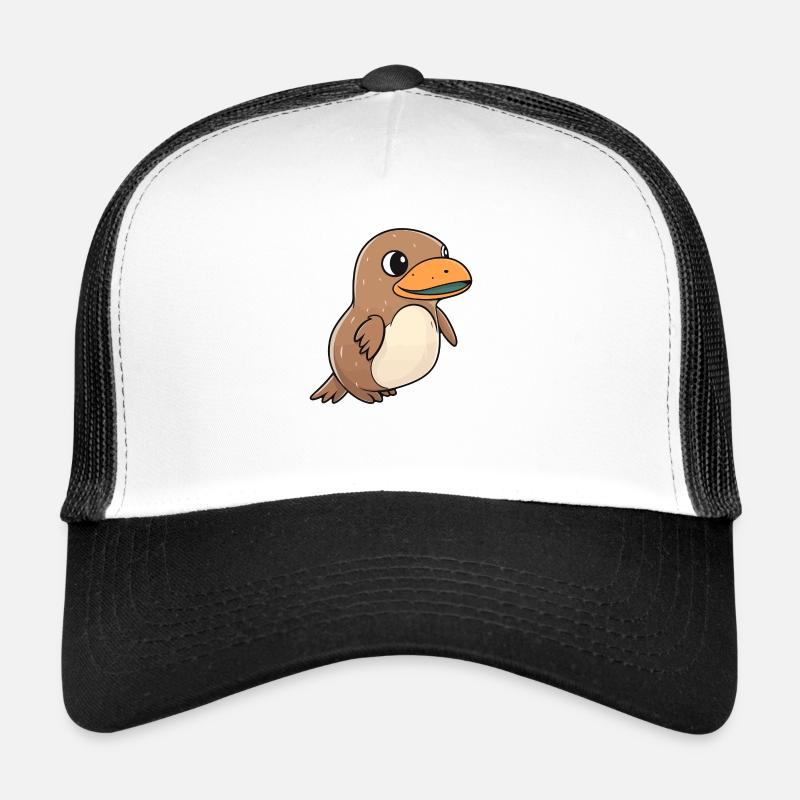 Schnabeltier - Trucker Cap - Weiß/Schwarz
