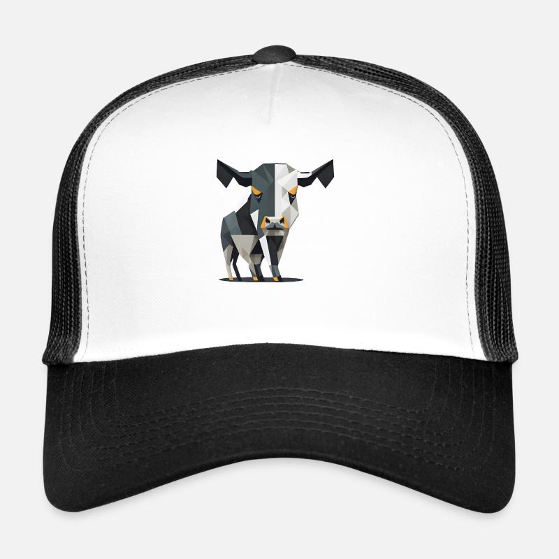Vache polygonale Casquette trucker 