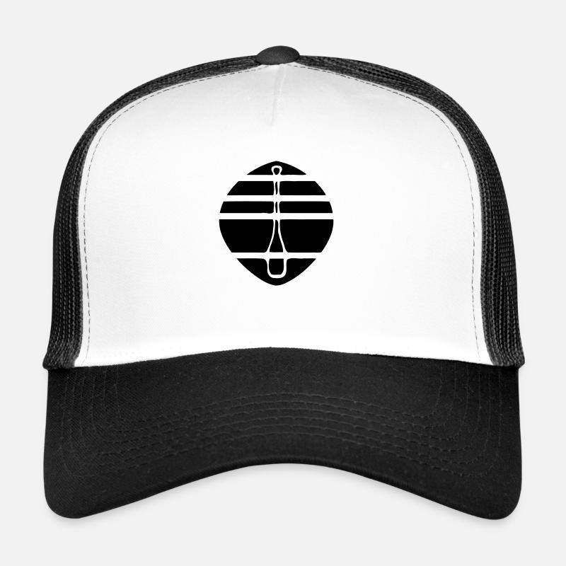 schwarzes Paddel Logo Trucker Cap