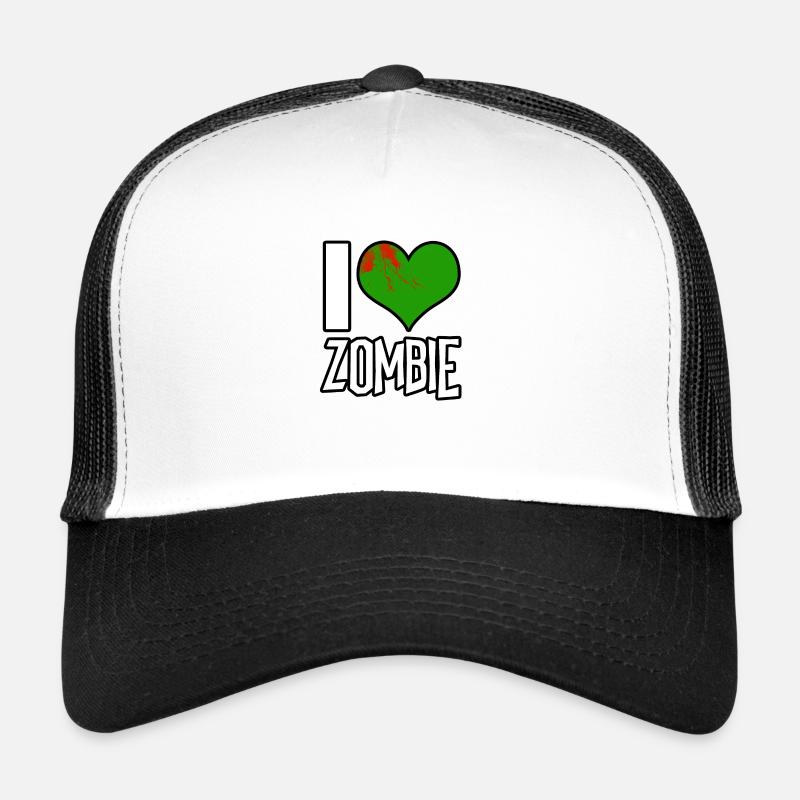 I love Zombie Saying Trucker Cap