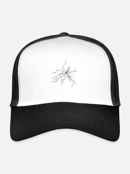 eclairs eclair 1209 A - Casquette trucker  - blanc/noir - Devant